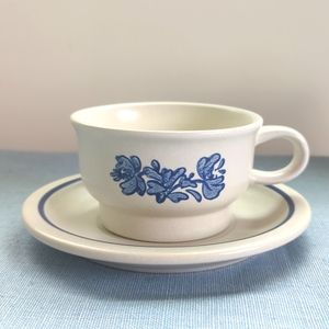 Pfaltzgraff Yorktown flat cup and saucer set